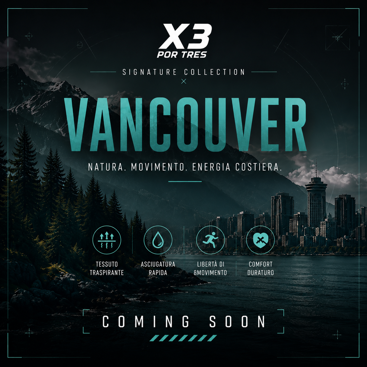 VANCOUVER T-shirt Uomo Blu