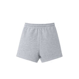 Pantaloncino Cuba Donna Grigio con Logo Nero