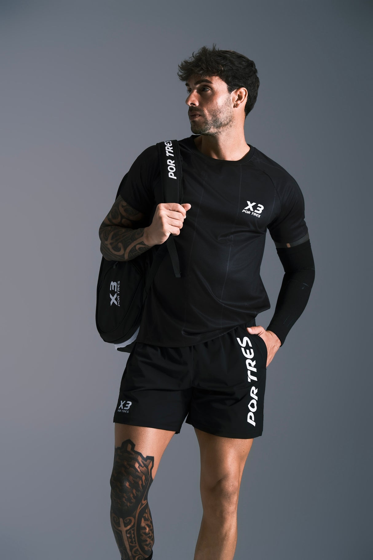 T-shirt Atlanta nero