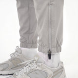 GEORGIA Grigio- Pantalone in nylon con zip alle caviglie- mid season