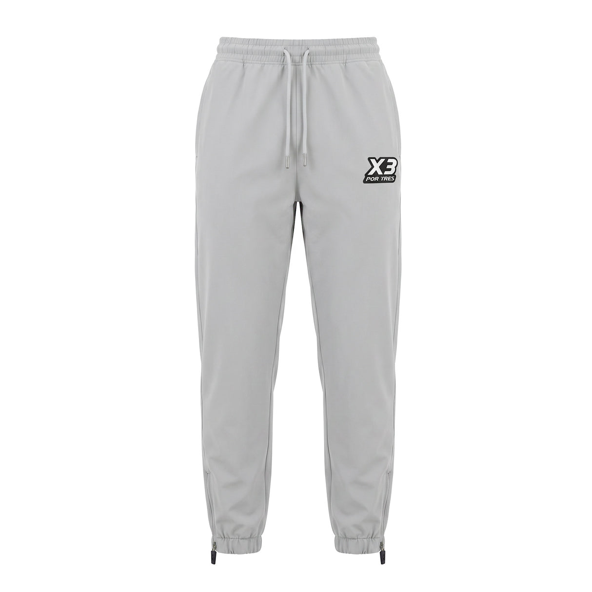 GEORGIA Grigio- Pantalone in nylon con zip alle caviglie- mid season