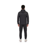 GEORGIA Nero- Pantalone in nylon con zip alle caviglie- mid season