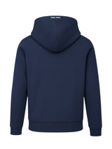 Felpa full zip con cappuccio Huston Blu