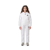 HOUSTON Bianca Felpa full zip con cappuccio