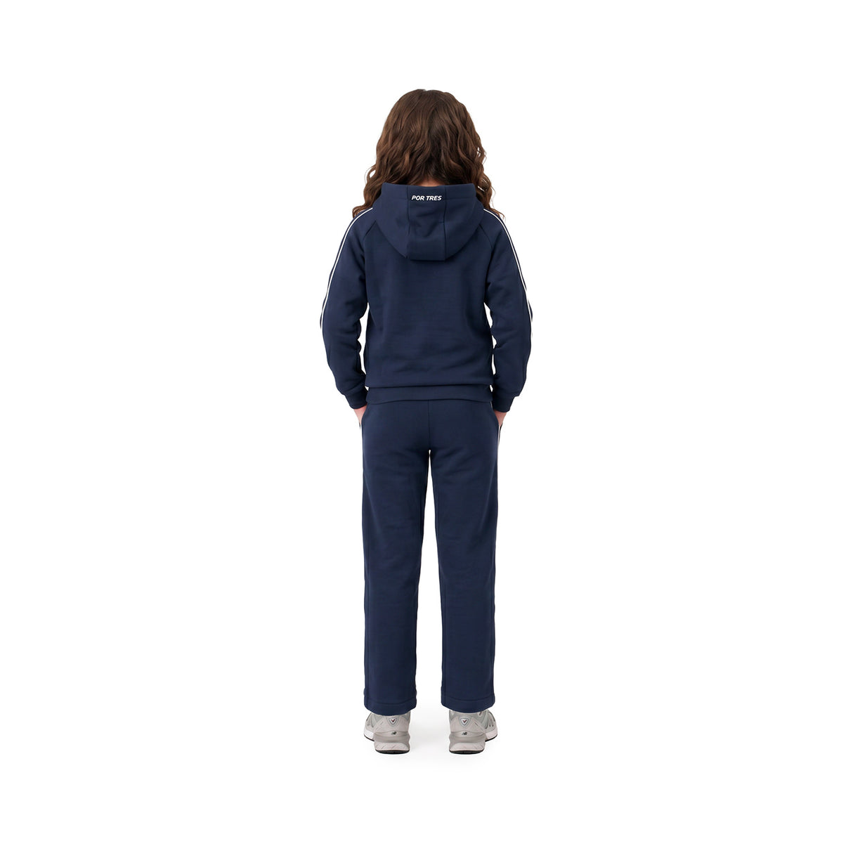 HOUSTON Blu Felpa full zip con cappuccio