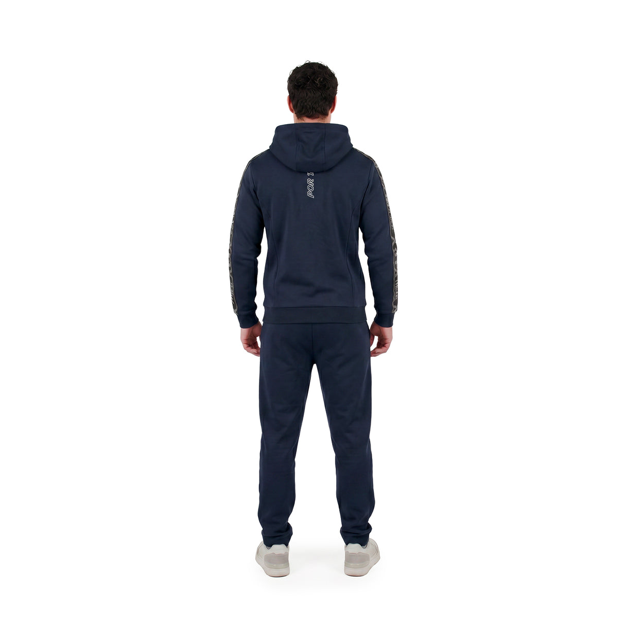 INDIANA Blu- Giacca full zip in cotone tecnico- mid season