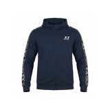 INDIANA Blu- Giacca full zip in cotone tecnico- mid season