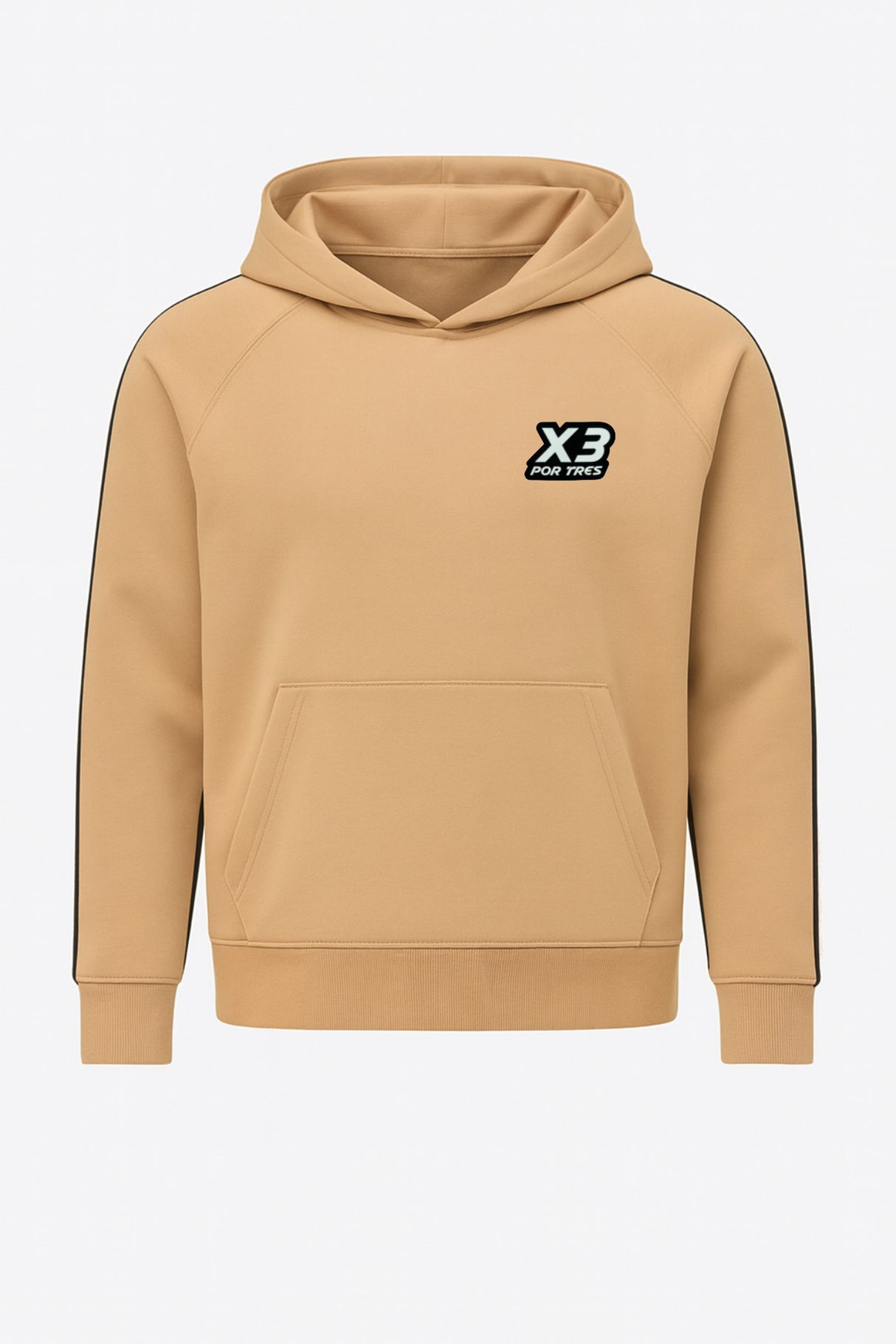 Felpa Kansas  uomo con marsupio sabbia