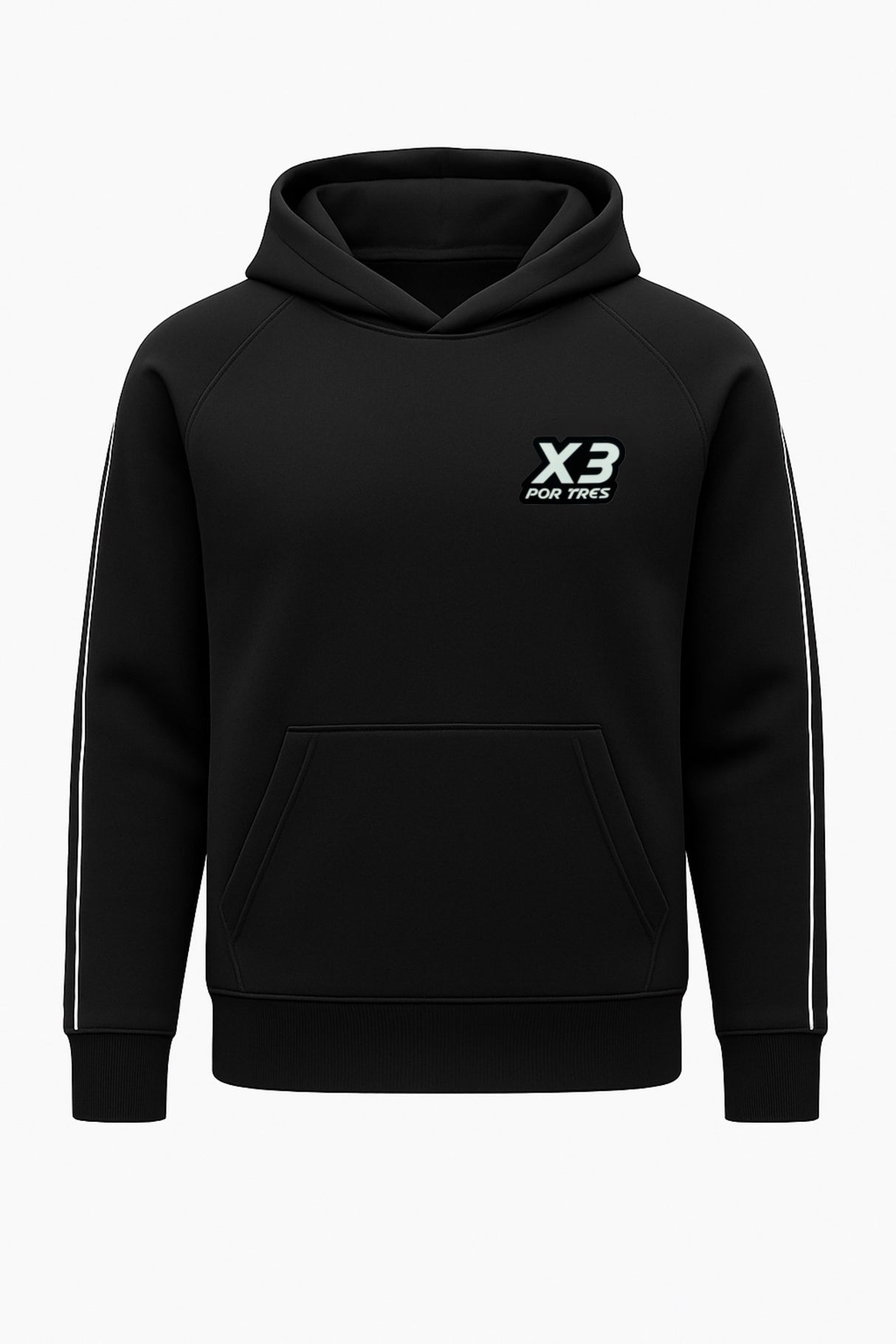 Felpa Kansas  uomo con marsupio nero