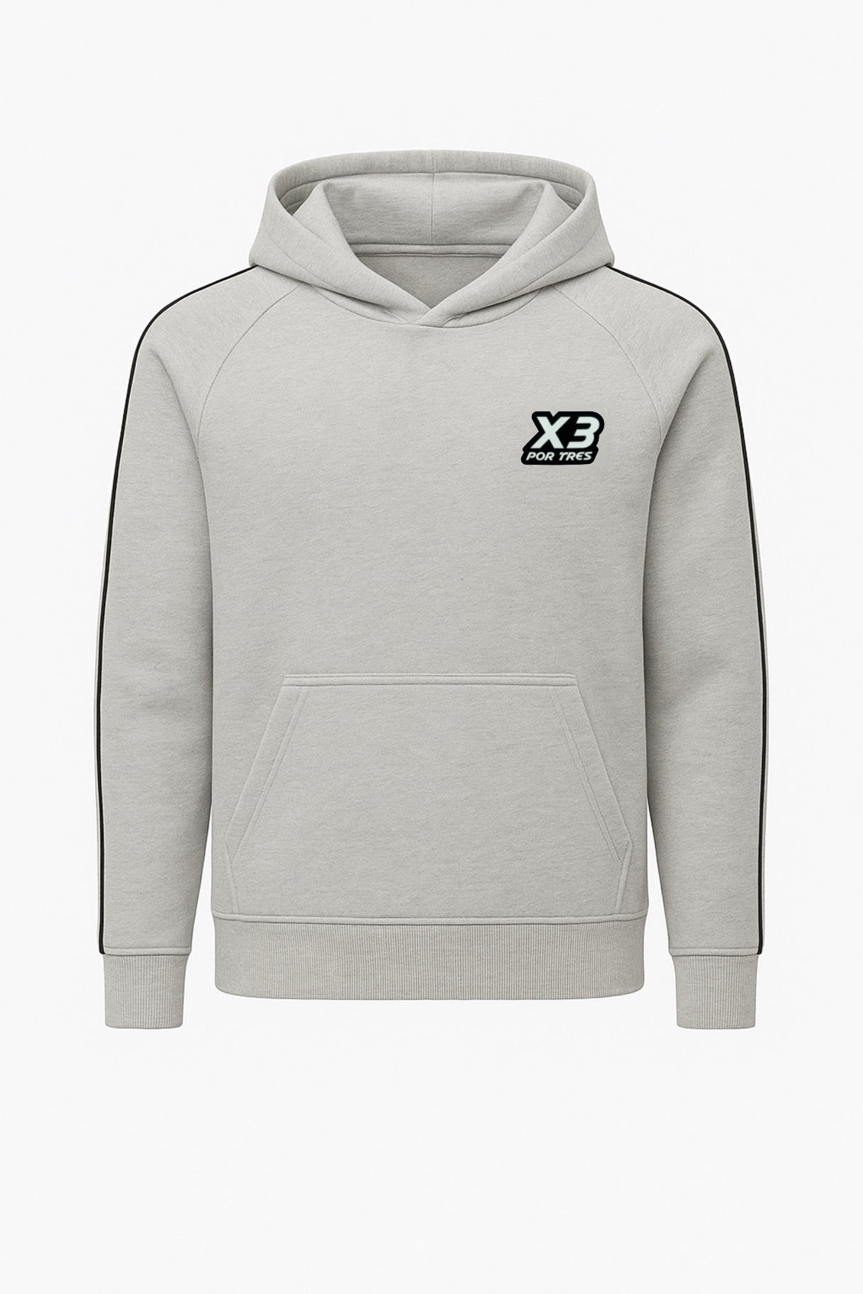 Felpa Kansas  uomo con marsupio grigio