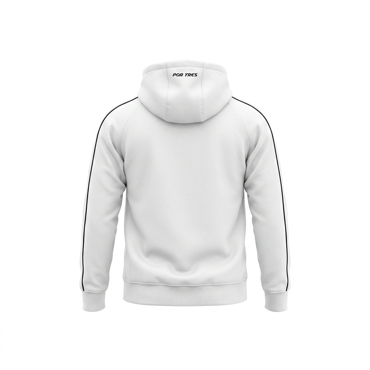 KANSAS Off White- Felpa in cotone caldo con marsupio