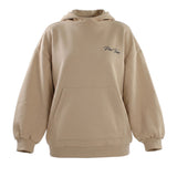 MONTREAL Beige Felpa Donna con cappuccio e tasca