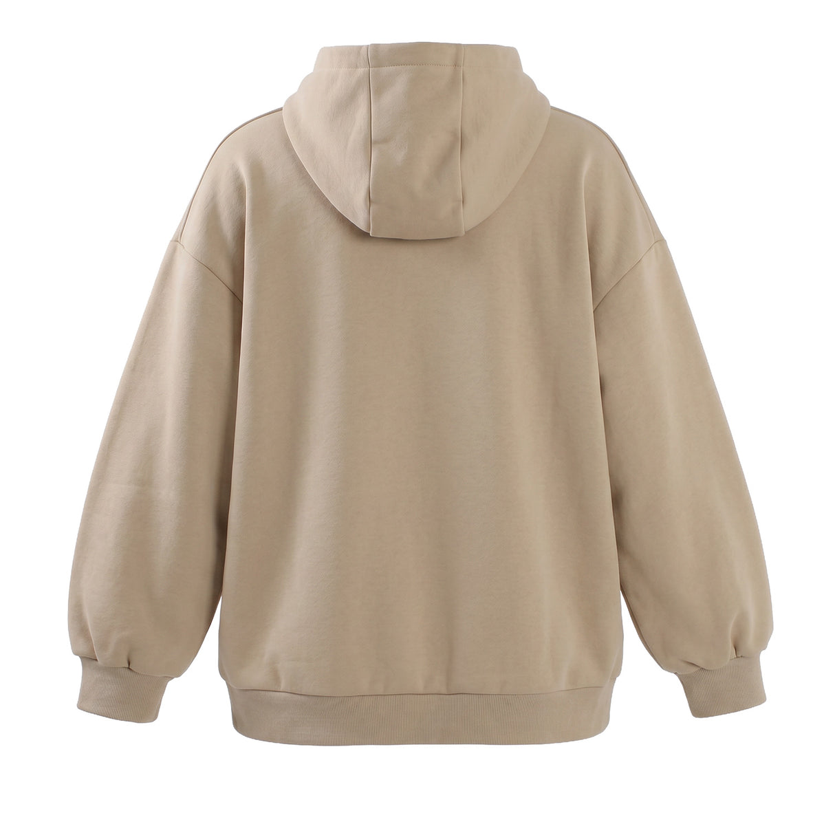 MONTREAL Beige Felpa Donna con cappuccio e tasca