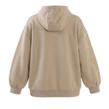 MONTREAL Beige Felpa Donna con cappuccio e tasca