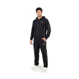 MONTANA Nero - Pantalone in caldo cotone con zip alle caviglie
