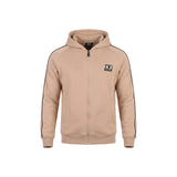 NEVADA Sabbia - Felpa full zip in cotone caldo