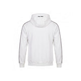 NEVADA Bianco - Felpa full zip in cotone caldo