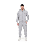NEVADA Grigio - Felpa full zip in cotone caldo