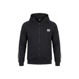 NEVADA Nero - Felpa full zip in cotone caldo