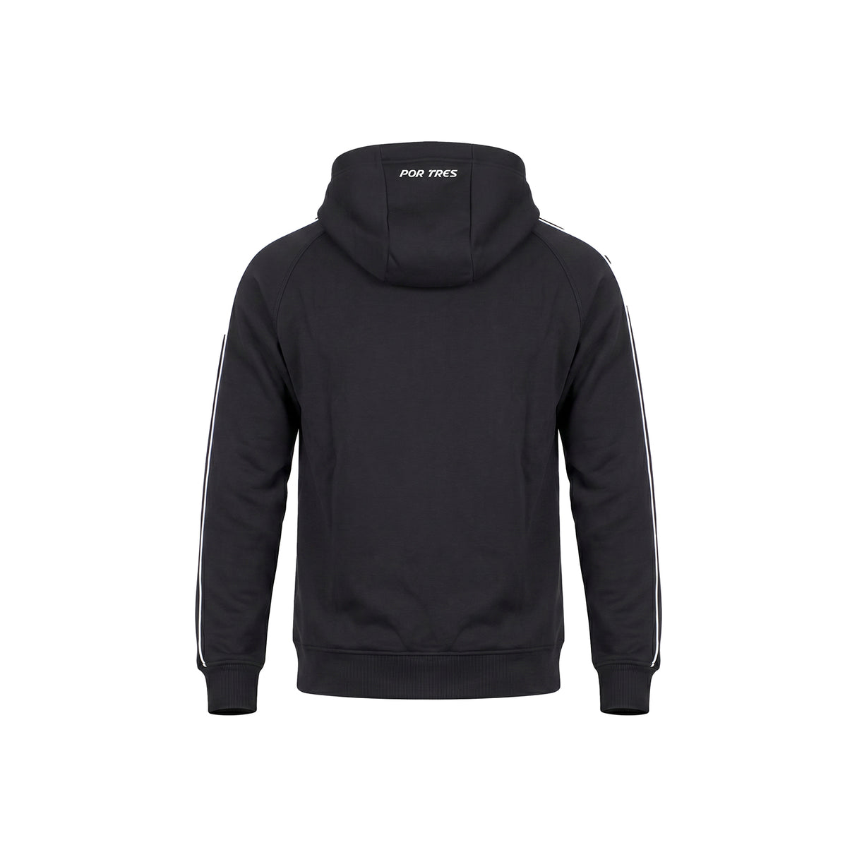 NEVADA Nero - Felpa full zip in cotone caldo