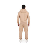 NEVADA Sabbia - Felpa full zip in cotone caldo