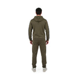 OHIO Verde Militare - Pantalone in cotone tecnico con zip alle caviglie