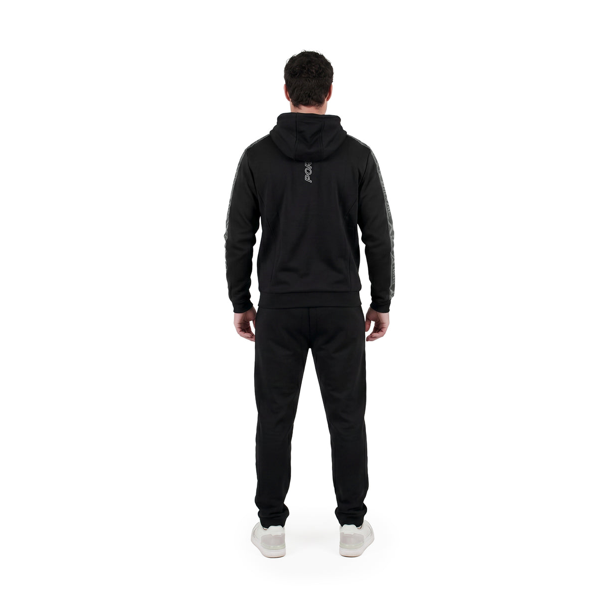 OHIO Nero- Pantalone in cotone tecnico con zip alle caviglie
