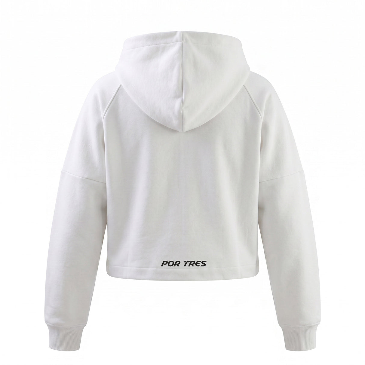 ONTARIO Off-White Felpa crop donna con cappuccio