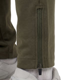 OHIO Verde Militare - Pantalone in cotone tecnico con zip alle caviglie