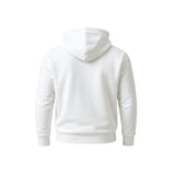 Felpa Peru' Unisex Bianca con logo Nero