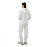 QUEBEC Off-White - Felpa donna cappuccio e zip