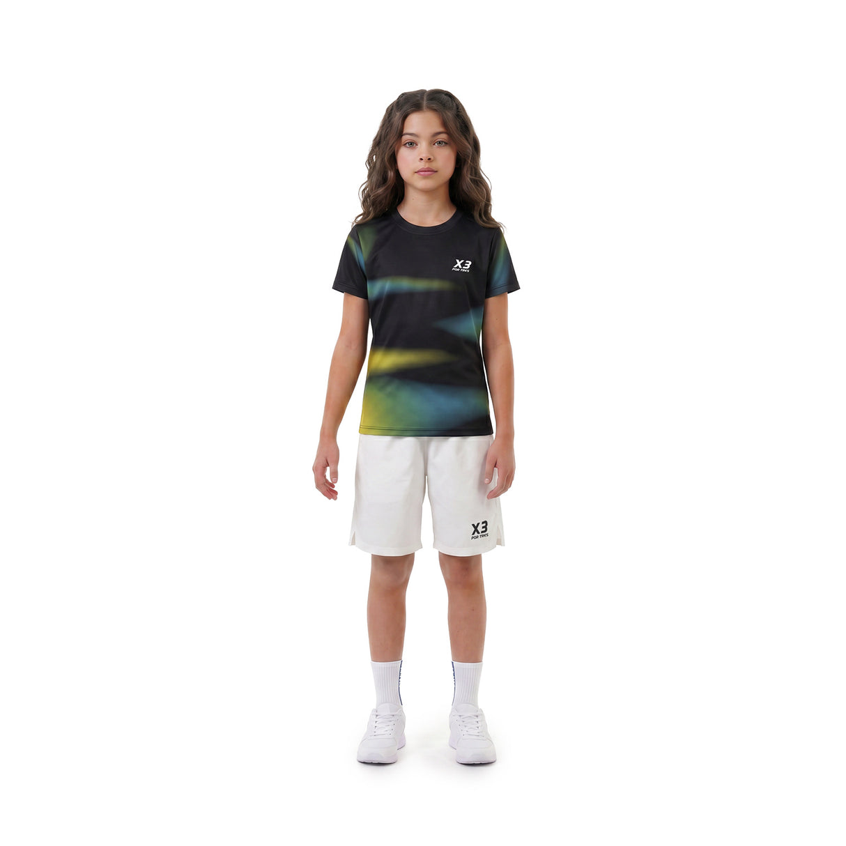 QATAR Bianco Pantaloncino Kids