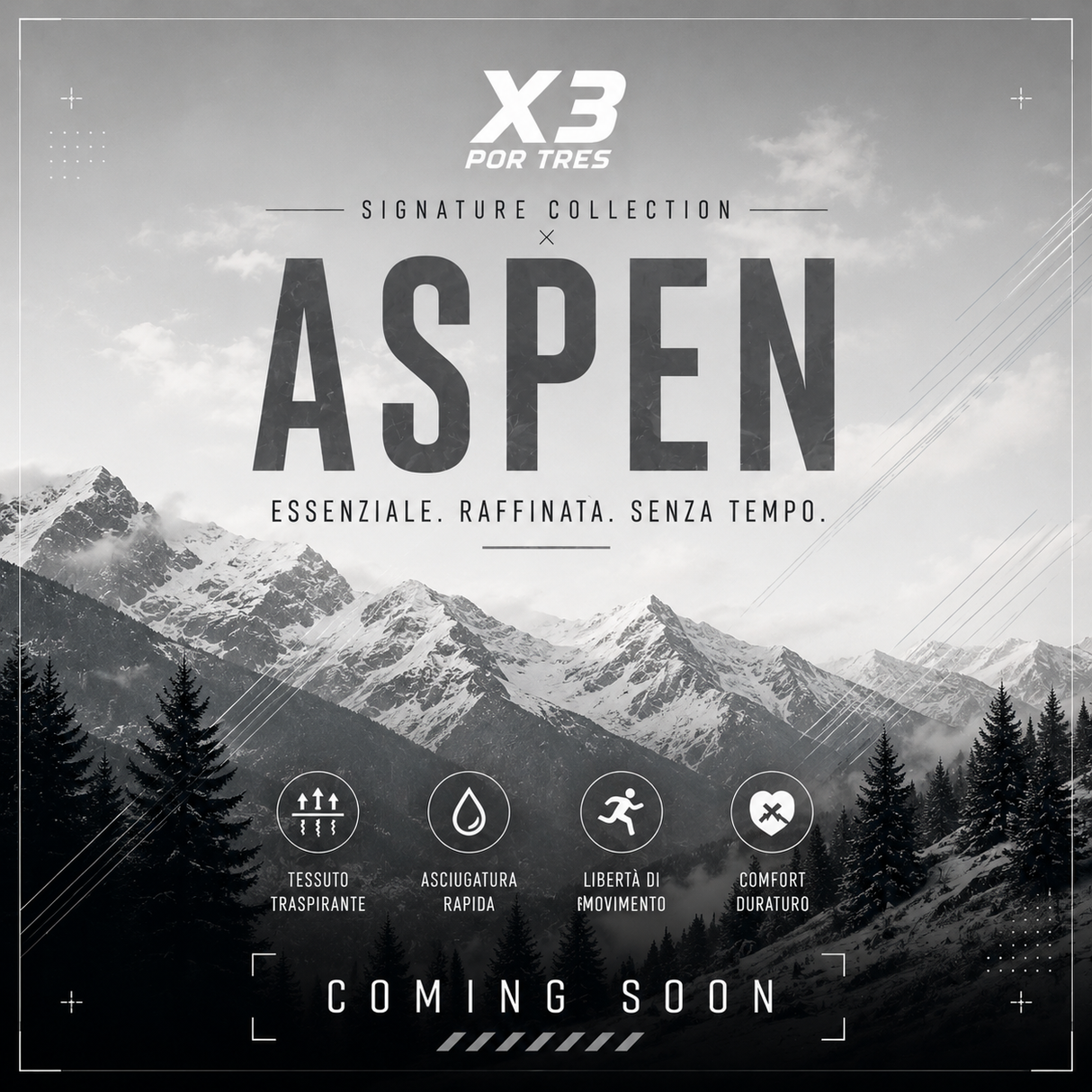 Aspen T-shirt Uomo Black