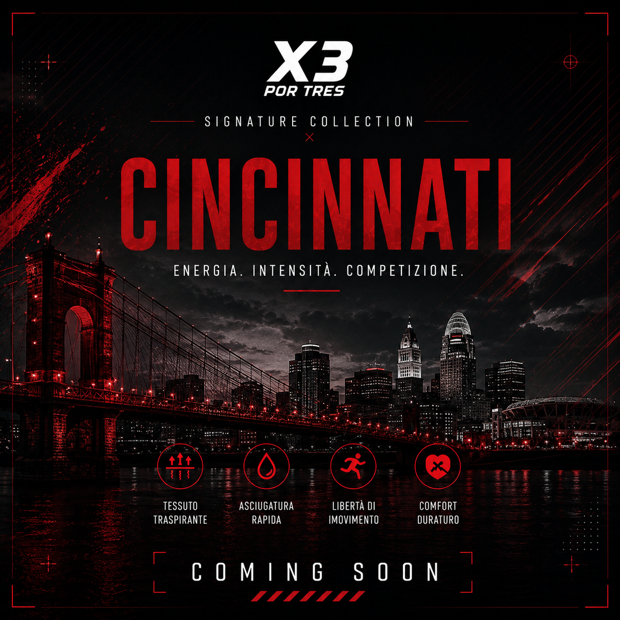 CINCINNATI T-shirt Uomo Black