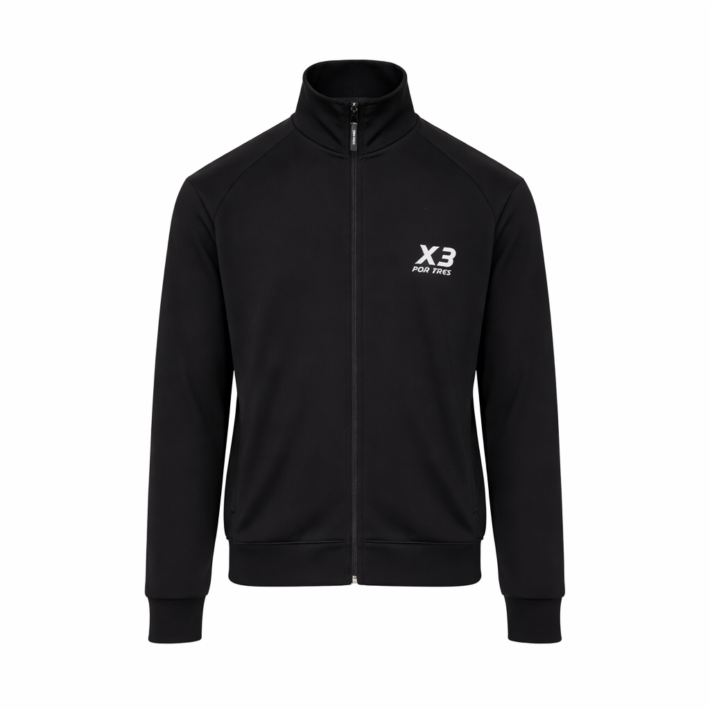 Italia nero- giacca full zip in trincerato- mid season