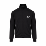 Italia nero- giacca full zip in trincerato- mid season